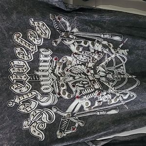 Bejeweled by Susan Fixel gray color  pre owned great condition, size xl